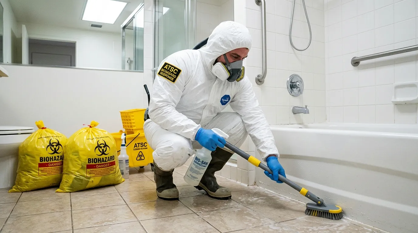 Decontamination equipment deployed for Blood Cleanup in Edna